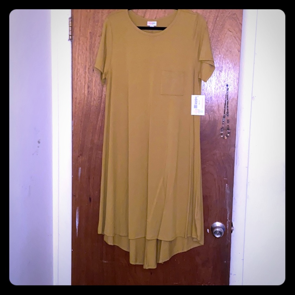 Carly solid color-Mustard